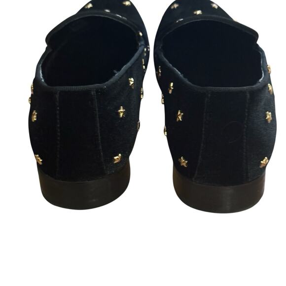 Steve Madden P-Pigiri Black Velvet Star Loafers Size 8 Sold out Style– Flawed - Picture 12 of 14